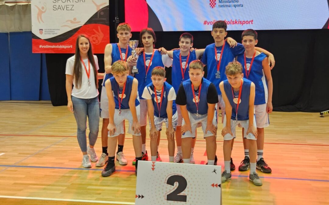 2. mjesto na Državnom natjecanju iz košarke