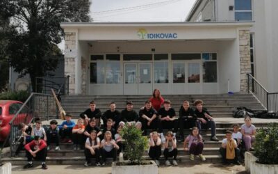 Proljetna akcija uljepšavanja školskog ulaza