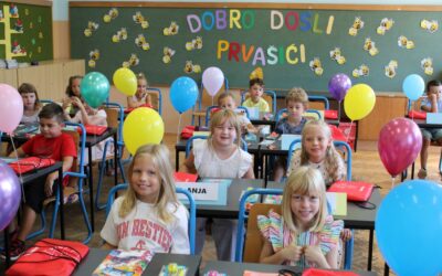 Prvi školski koraci – svečani doček naših prvaša